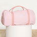 Custom Artwork Embroidered Blush Pink Canvas Duffle Bag Christmas Gift