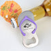Custom Designed Engraved Corporate logo Purple Strap Metal Bottle Opener Promotional Promotional Client Gift