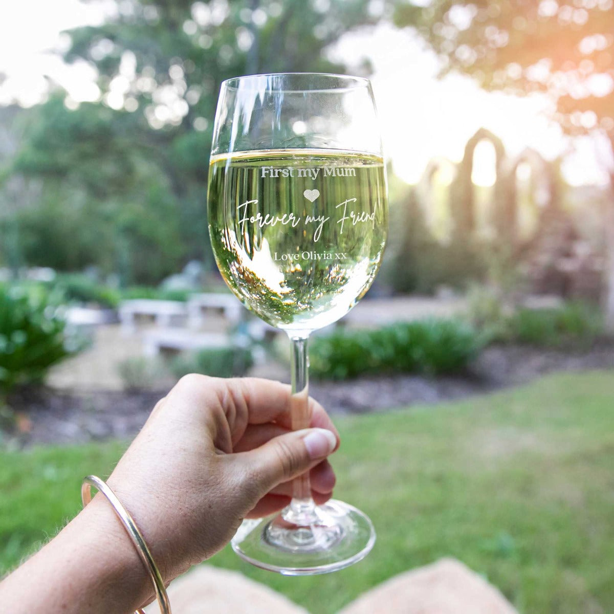 Engraved Mother's Day 360ml Wine Glass
