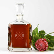 Customised Laser Engraved Deluxe 30th Birthday Whiskey Decanter Present