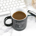 Customised Engraved Black Cheeky Coffee Mug Birthday Present