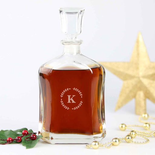 Customised Engraved Deluxe Christmas Decanter Present