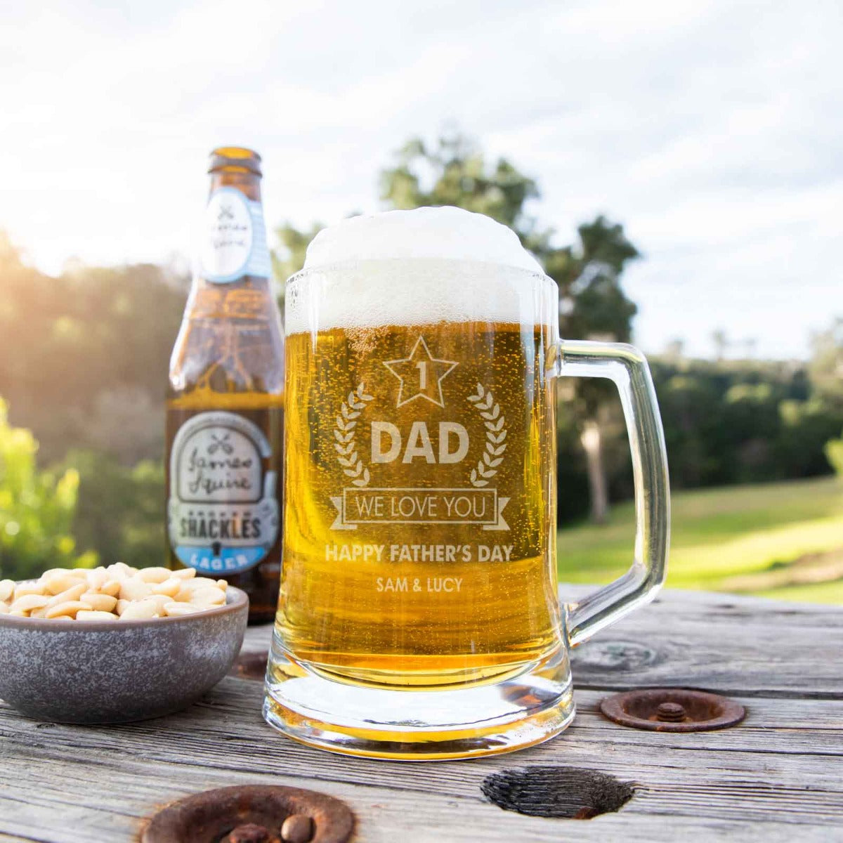 Fathers day store beer mugs