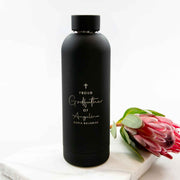 Customised Engraved Name Godfather Black 500ml Water Sports Drink Bottle