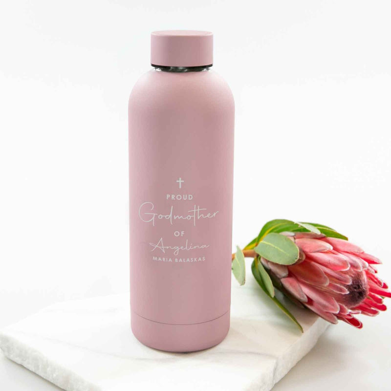 Customised Engraved Name Godmother Mavue 500ml Water Sports Drink Bottle