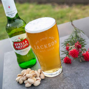 Bridal Party Personalised Beer Glass