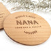 Customised Engraved Mother's Day Wooden Coasters Present