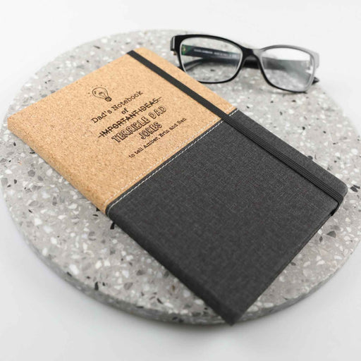 Personalised Engraved Father's Day Cork Dad Note Book Present