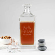 Custom Designed Engraved Father's Day decanter Gift