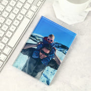 Custom Designed Colour Printed Father's Day Photo Acrylic Plaque and Message Present