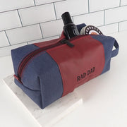 Custom engraved men’s toiletry bag gift for dad