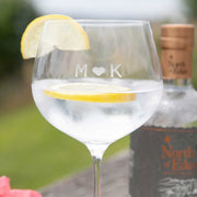 Personalised Engraved Lovers Gin Glass 780ml