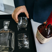 Custom Artwork Engraved Godparent Decanter & Scotch Glasses Gift Box Set
