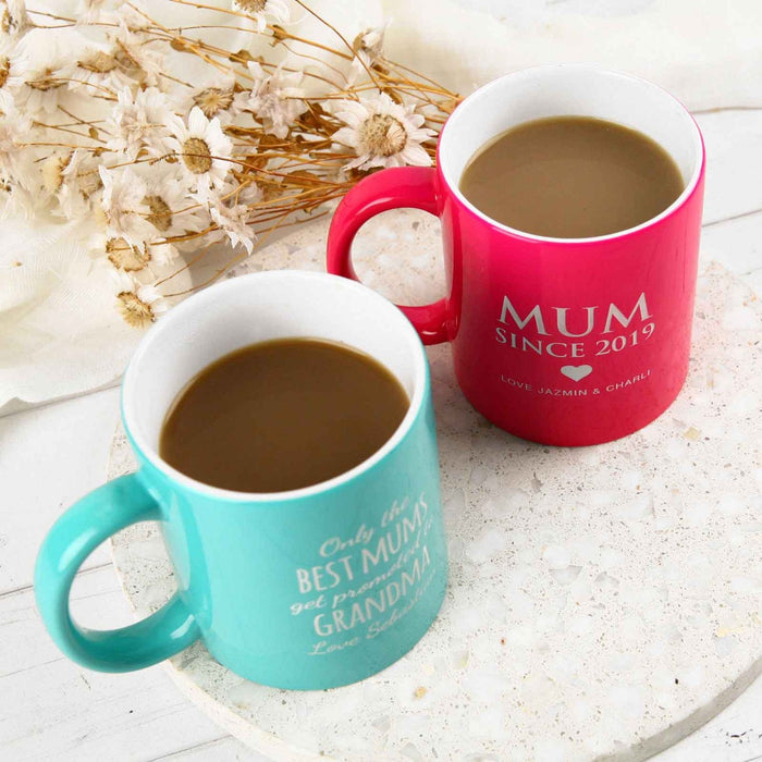 Personalised Engraved Mother's Day Coffee Mug Present