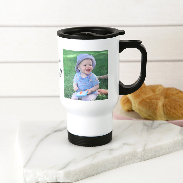 Customised Photo Printed Mother's Day Stainless Steel Insulated Travel Mug 440ml Gift