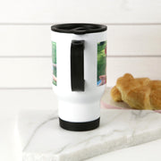 Customised Photo Printed Black & White Stainless Steel Insulated Travel Mug 440ml Mother's Day Gift