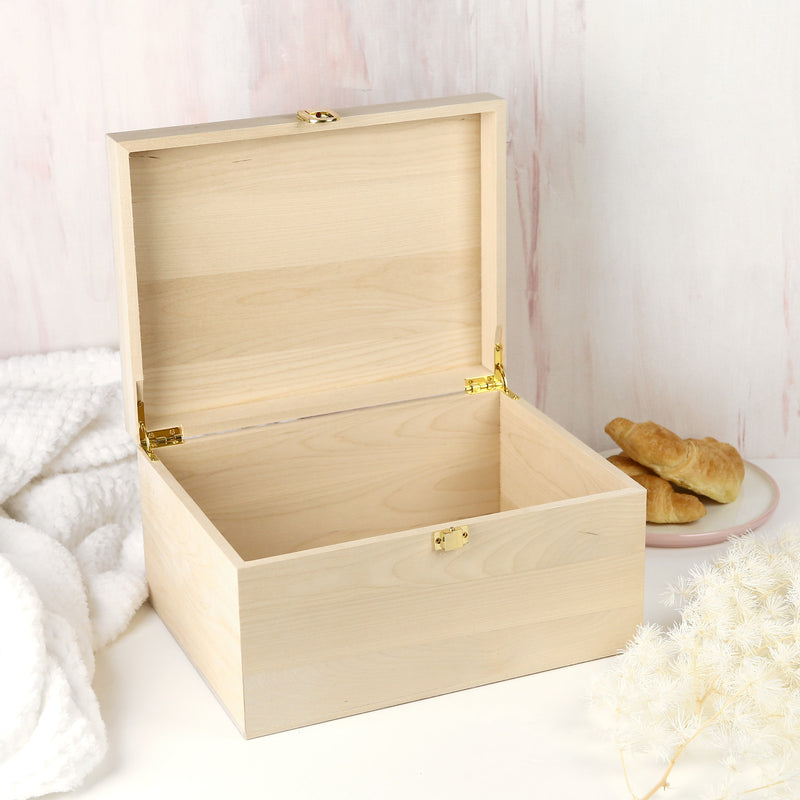 Customised Mother's Day Engraved Wooden Keepsake Box Gift