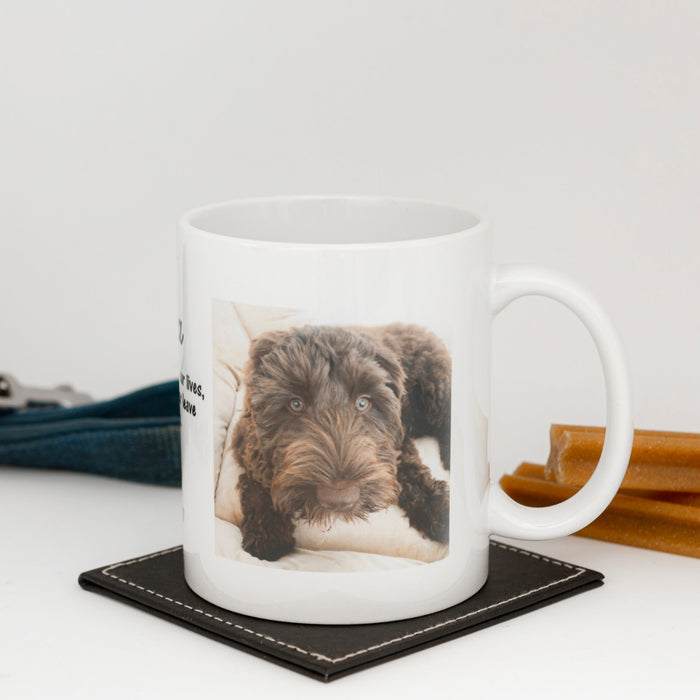 Custom Designed Photo Printed Pet Memorial Coffee Mug 325ml