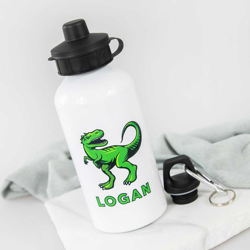 Customised Printed Green Dinosaur Kids Drink Bottle 500ml