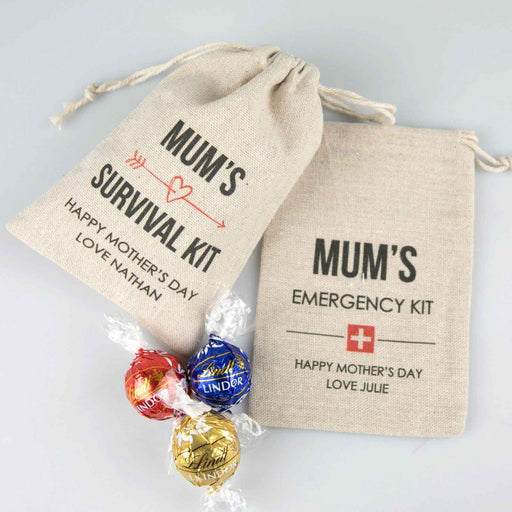 Personalised Full Colour Printed Mother’s Day Survival Kit Gift Bag Present