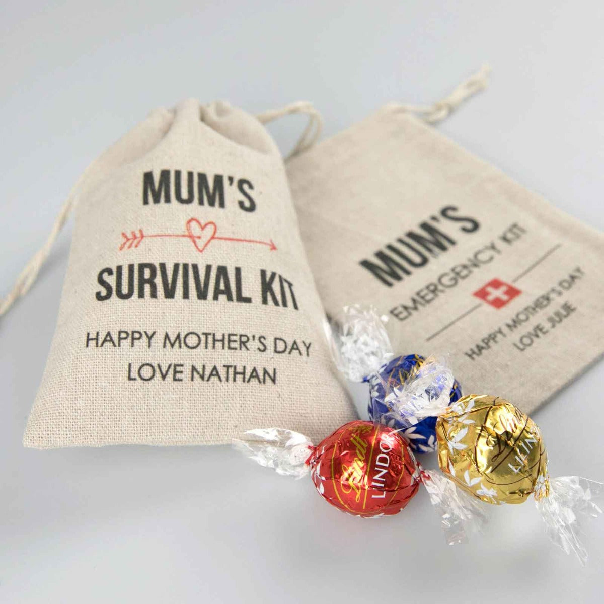 Printed Mother's Day Survival Kit | Personalised Favours