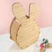 Custom Artwork Engraved Easter Bunny Wooden Treat Box